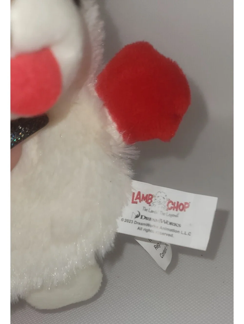 DREAMWORKS LAMB CHOP SMALL LAMB SQUEAKER DOG PET TOY